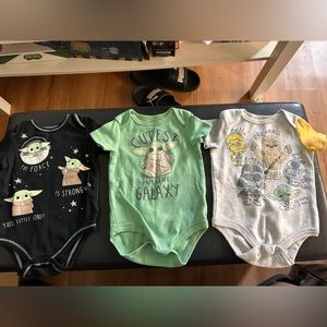 Star Wars baby onsies